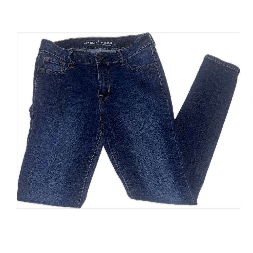 Old Navy Rockstar Mid Rise Skinny Jeans
